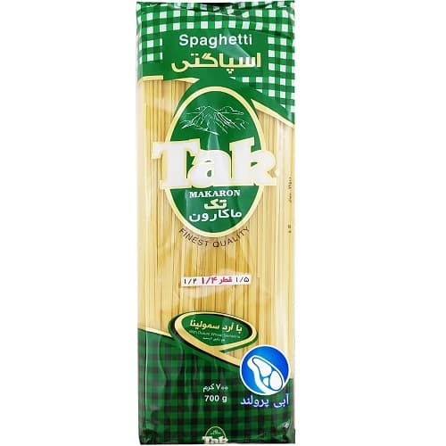 فروش فوق العاده ماکارونی اسپاگتی تک + مستقیم از کارخانه